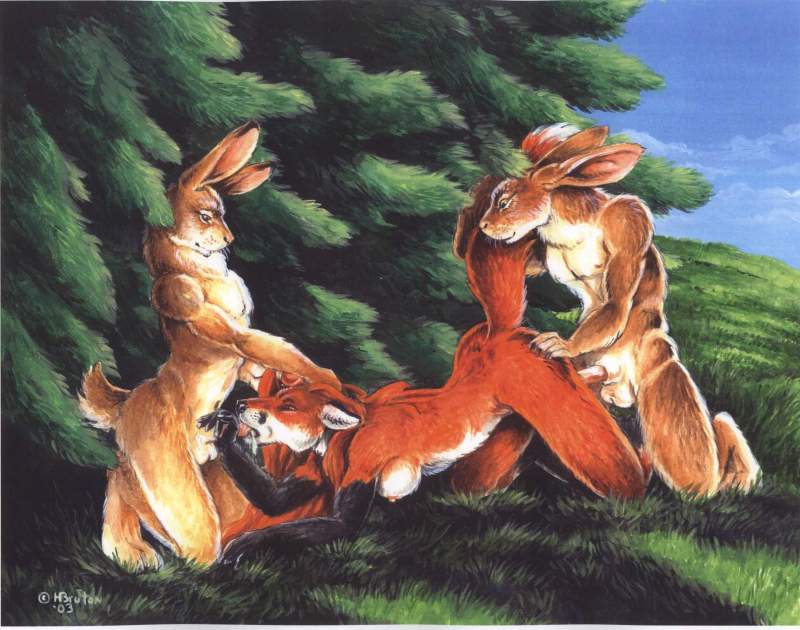 Furry hentai threesome