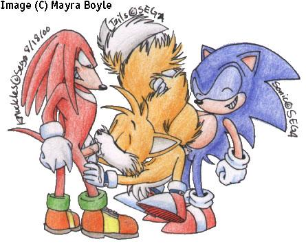 Ychan - g - sotainux (sonic tails and knuckles) - 10055