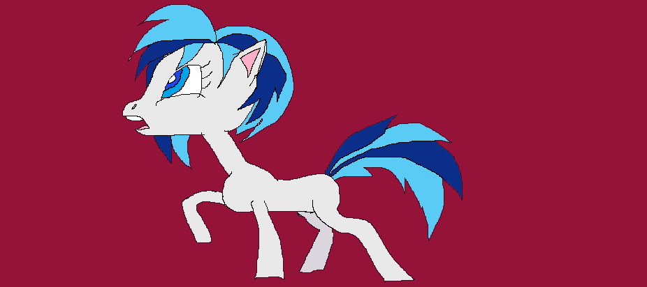 Ychan - f - my little pony - my first try (made with paint)