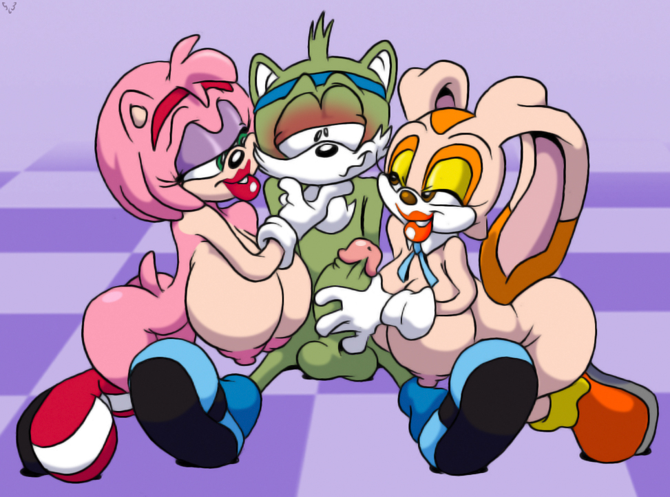 Ychan - f - sonic girls - Adult Amy And Cream