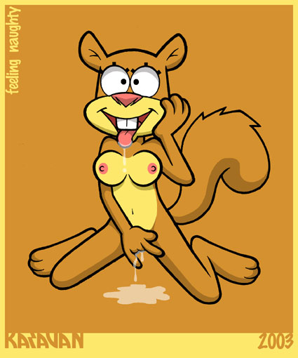 Ychan - f - nude sandy from spongebob - 11343
