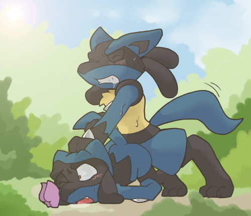 Ychan - g - sexy lucario artwork - 118028