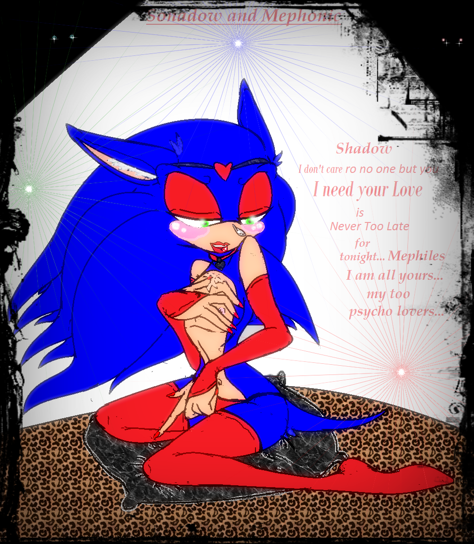 Ychan - g - sonic and (very good) friends - sonadow and mephonic psycho