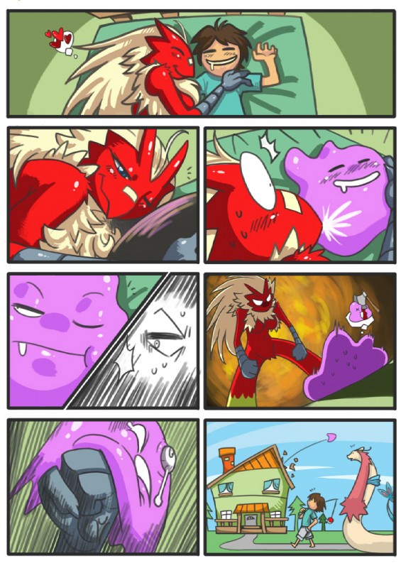 Ychan - s - pokémon x human - blaziken pokemon bittenhard comic