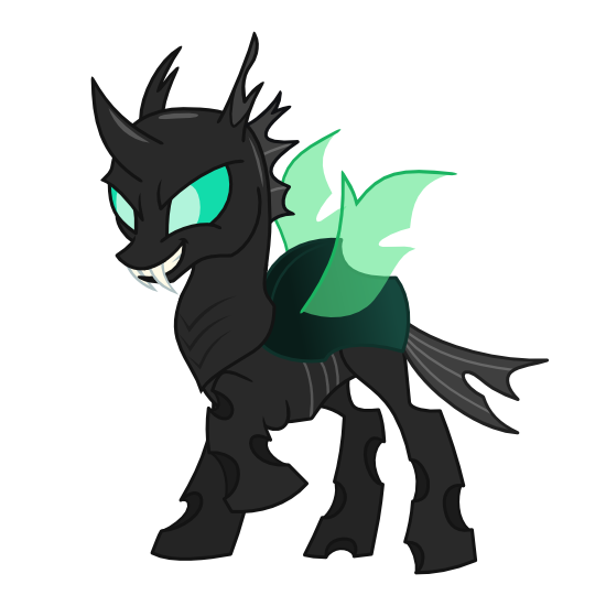 Ychan - f - mt little pony changelings - 129997