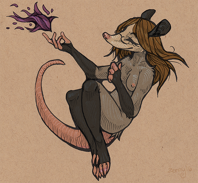 Ychan - f - opossum - 131411