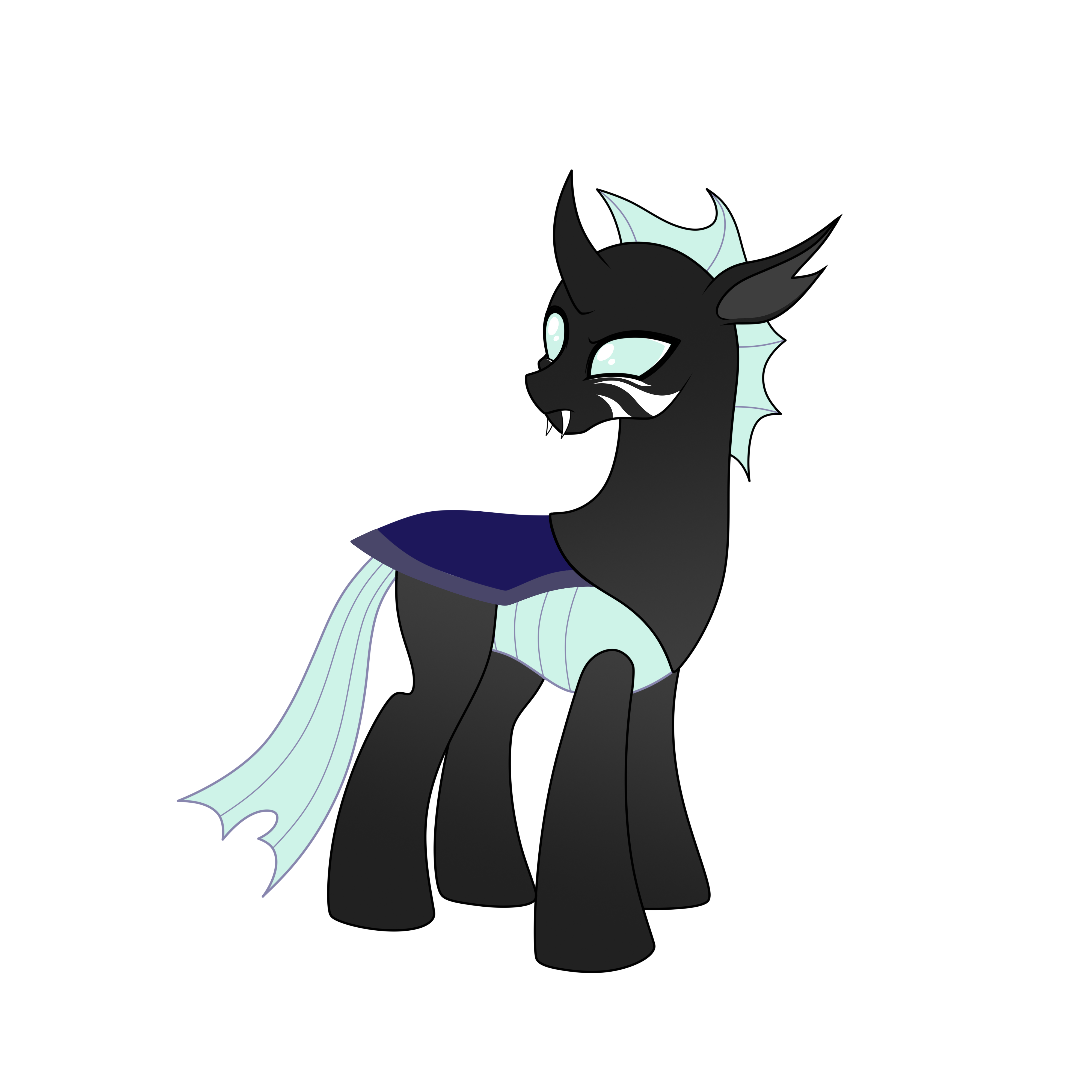 Ychan - f - mt little pony changelings - 132503