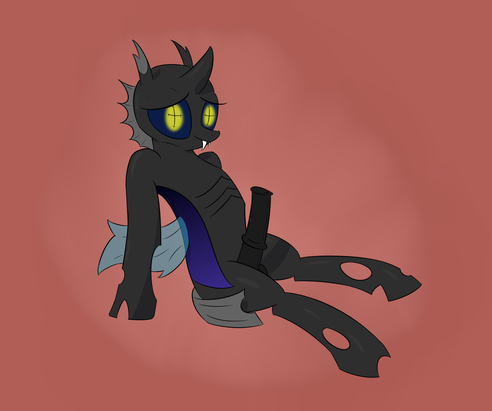 Ychan - f - mt little pony changelings - 132514