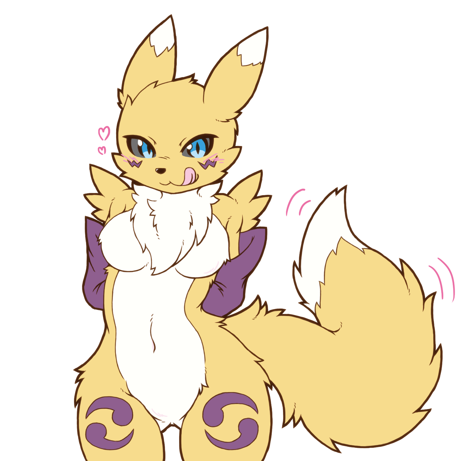 Ychan - f - renamon - 133628