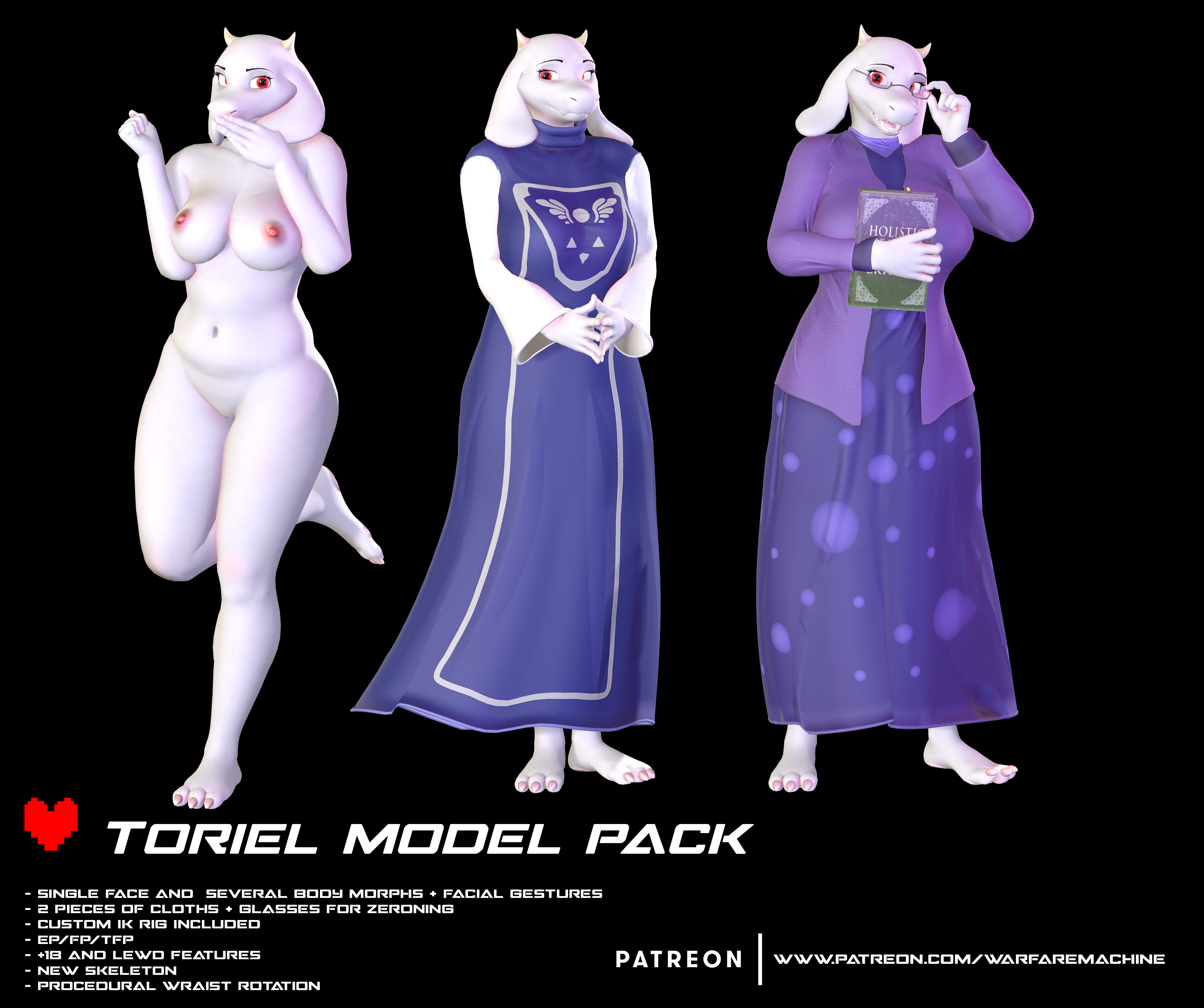 Ychan - f - 3d model furry females - 3d model furry females