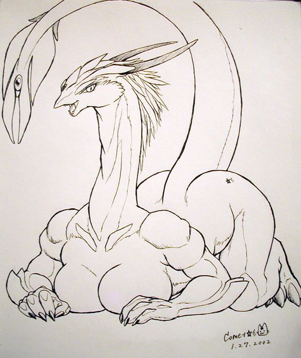 Ychan - f - solo female dragons - 14797