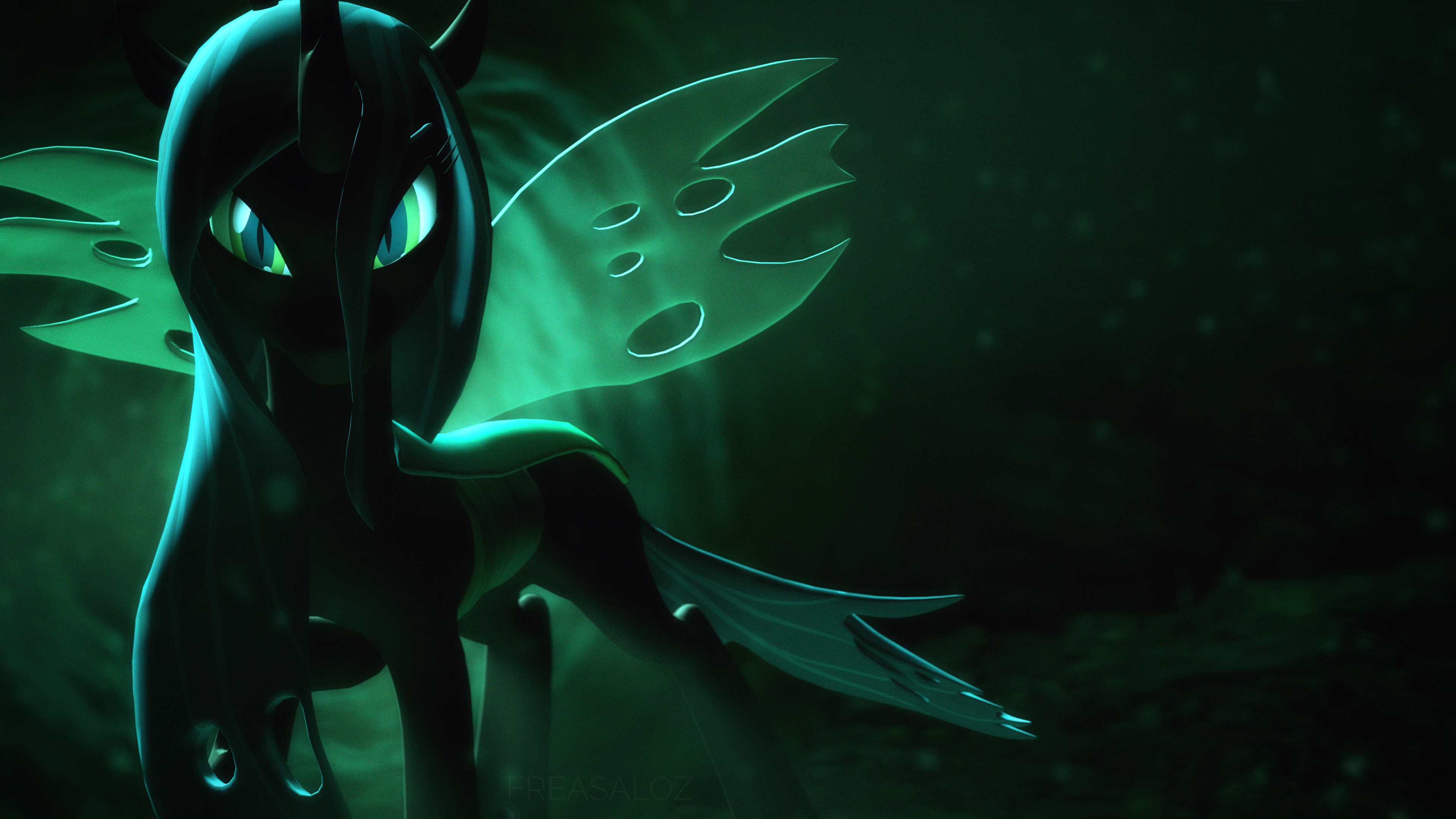 Ychan - f - mt little pony changelings - 148807