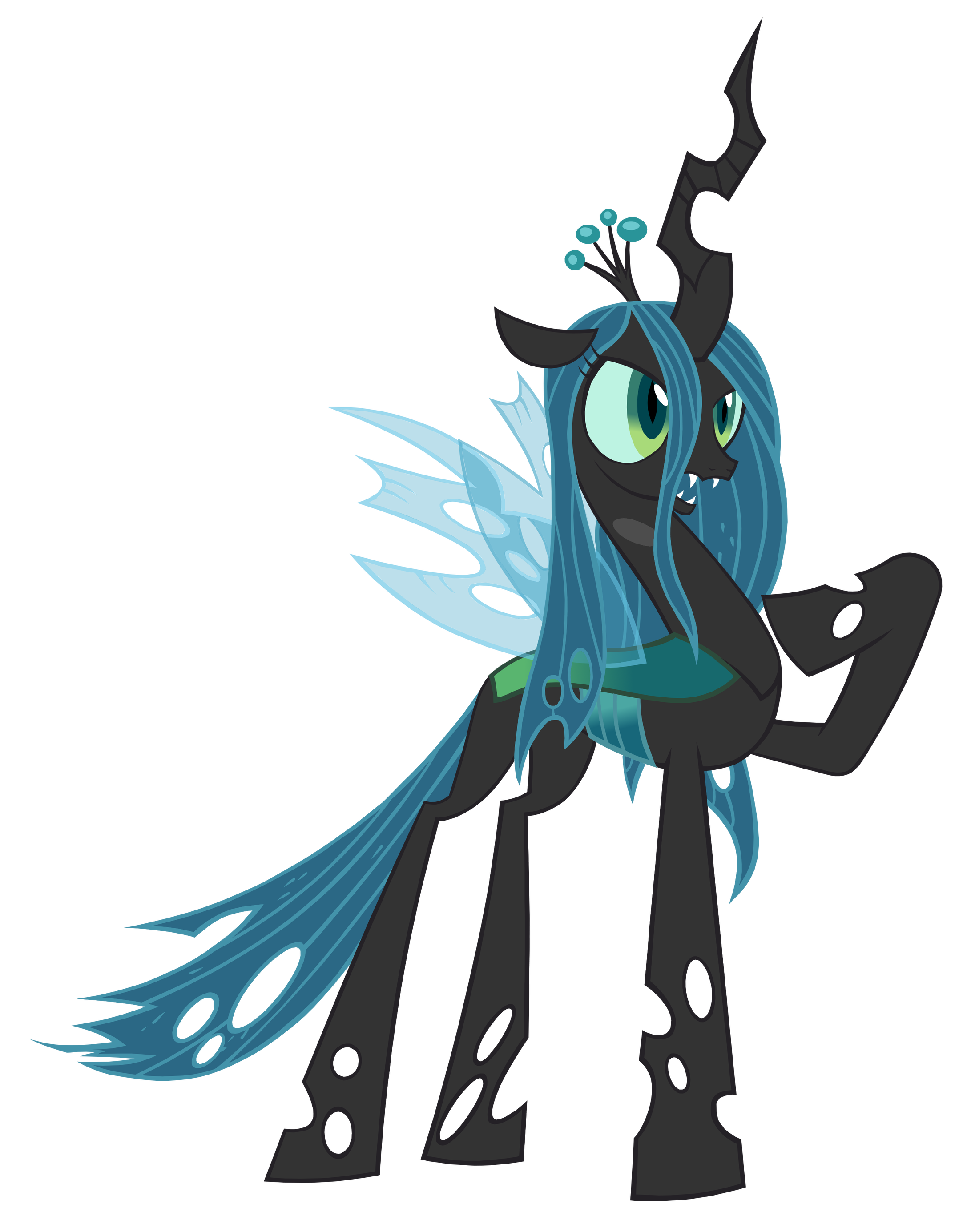 Ychan - f - mt little pony changelings - 149685