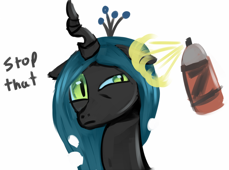 Ychan - f - mt little pony changelings - 154157