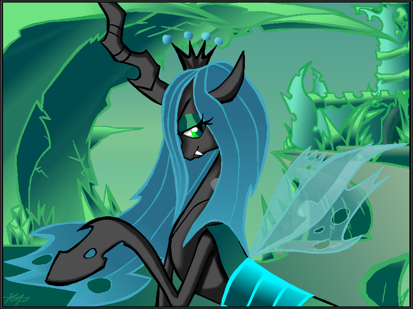 Ychan - f - mt little pony changelings - 154158