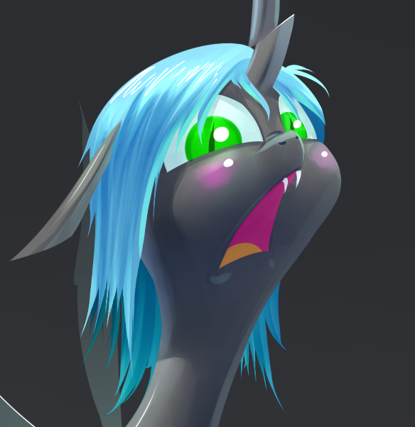 Ychan - f - mt little pony changelings - 156206