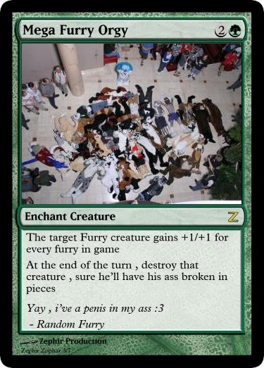 Ychan - c - furry magic cards - 16173