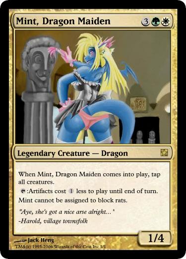 Ychan - c - furry magic cards - 16374