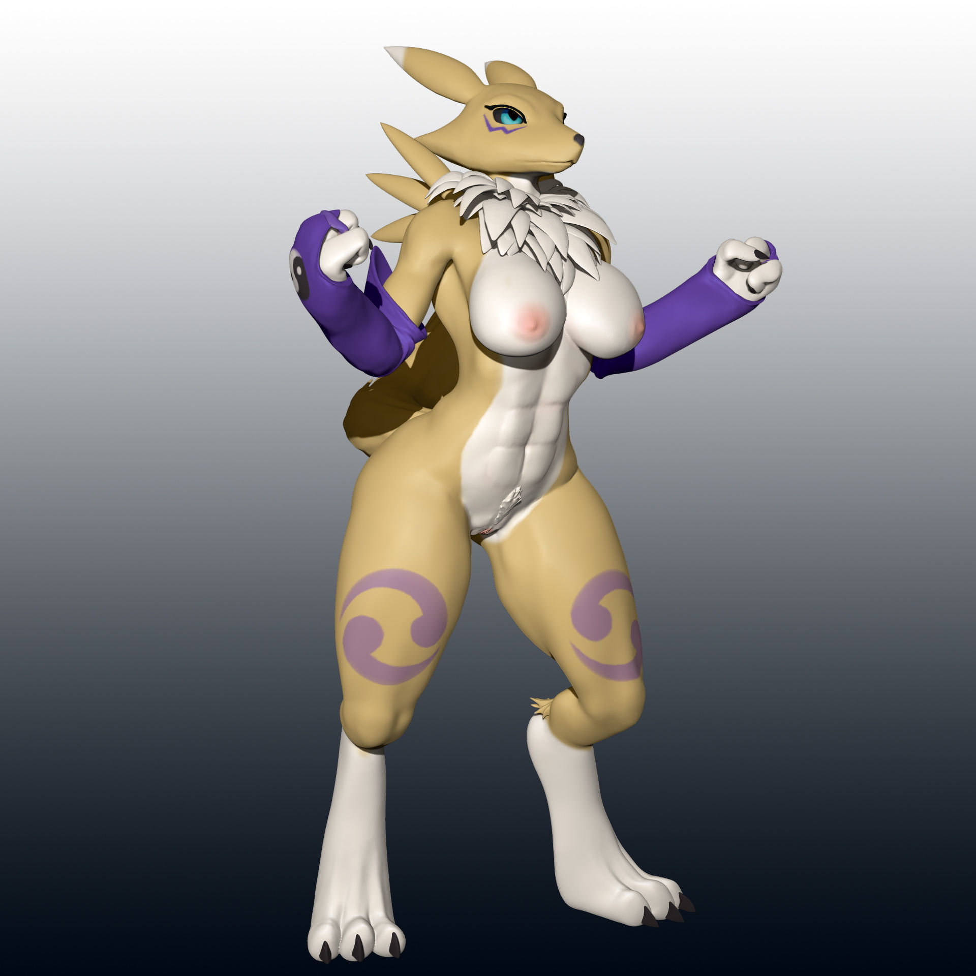 Ychan - f - renamon - 174928