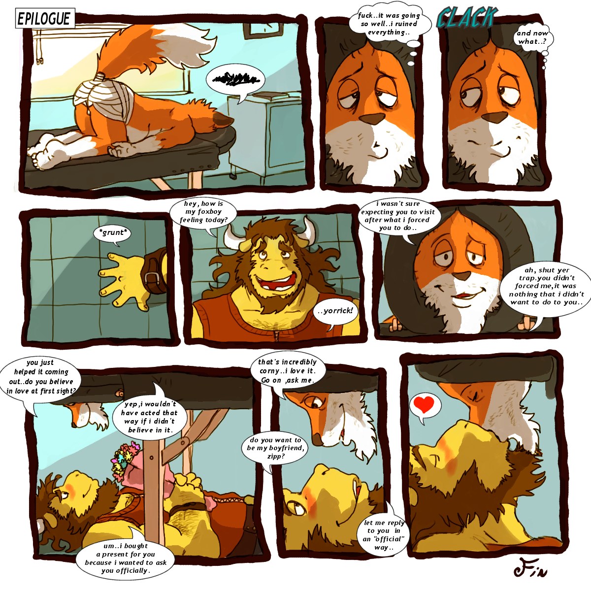 Ychan - g - colored furry comics - 18045