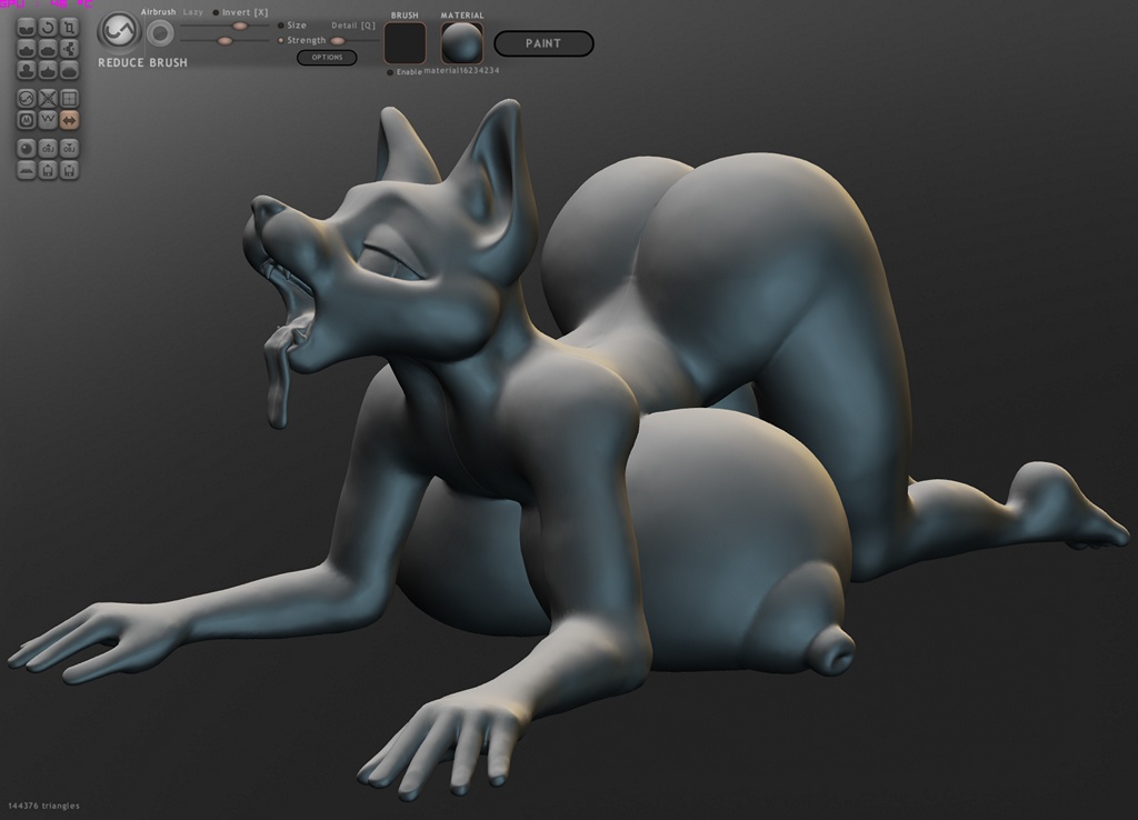 Ychan - f - 3d model furry females - 194202