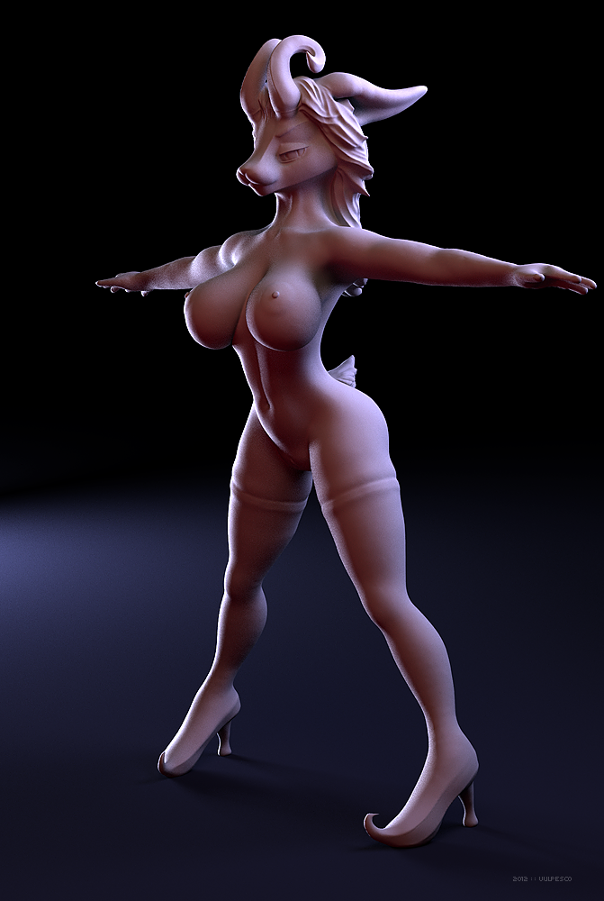 Ychan - f - 3d model furry females - 194204