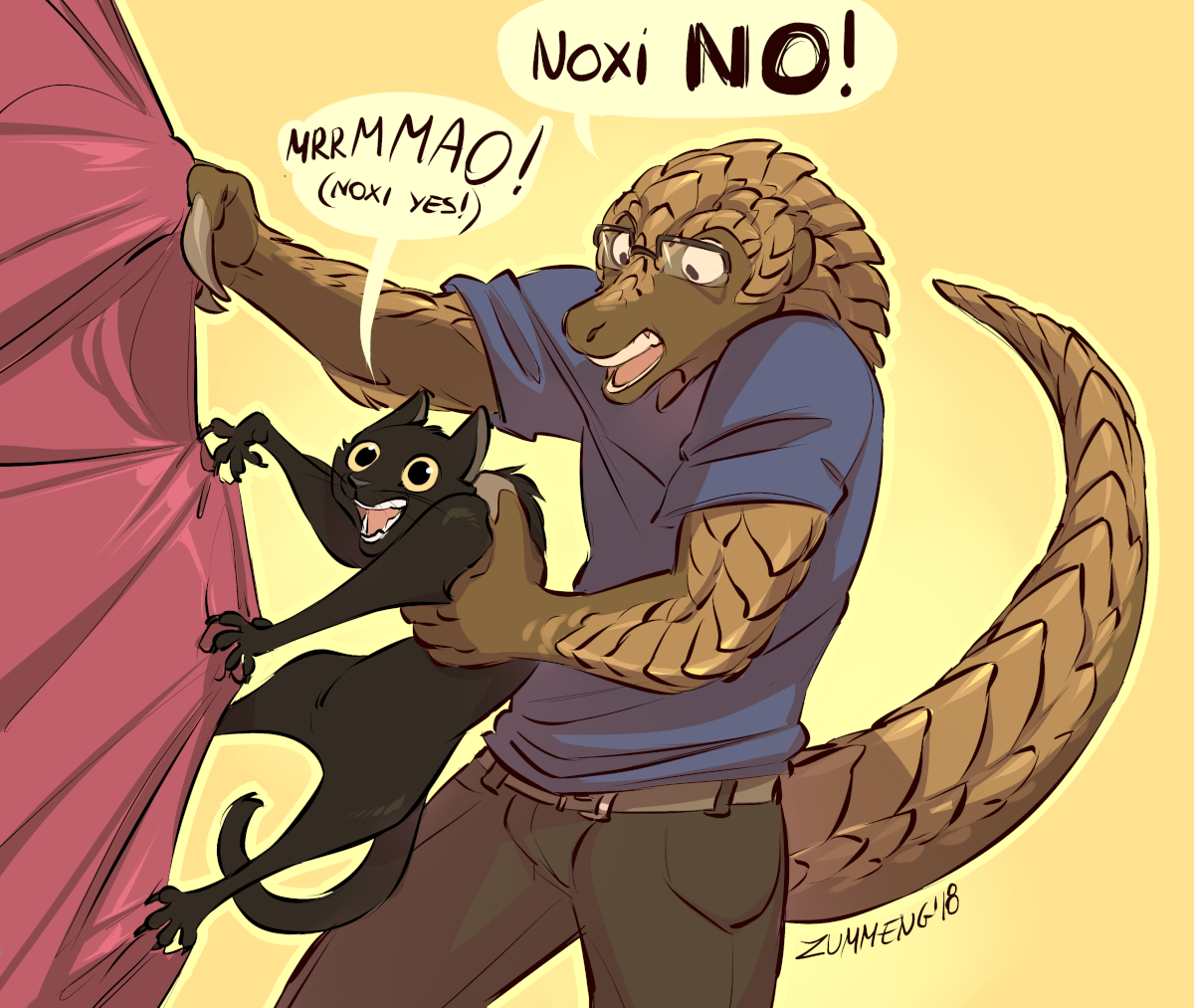 Ychan - r - pangolins - 196494