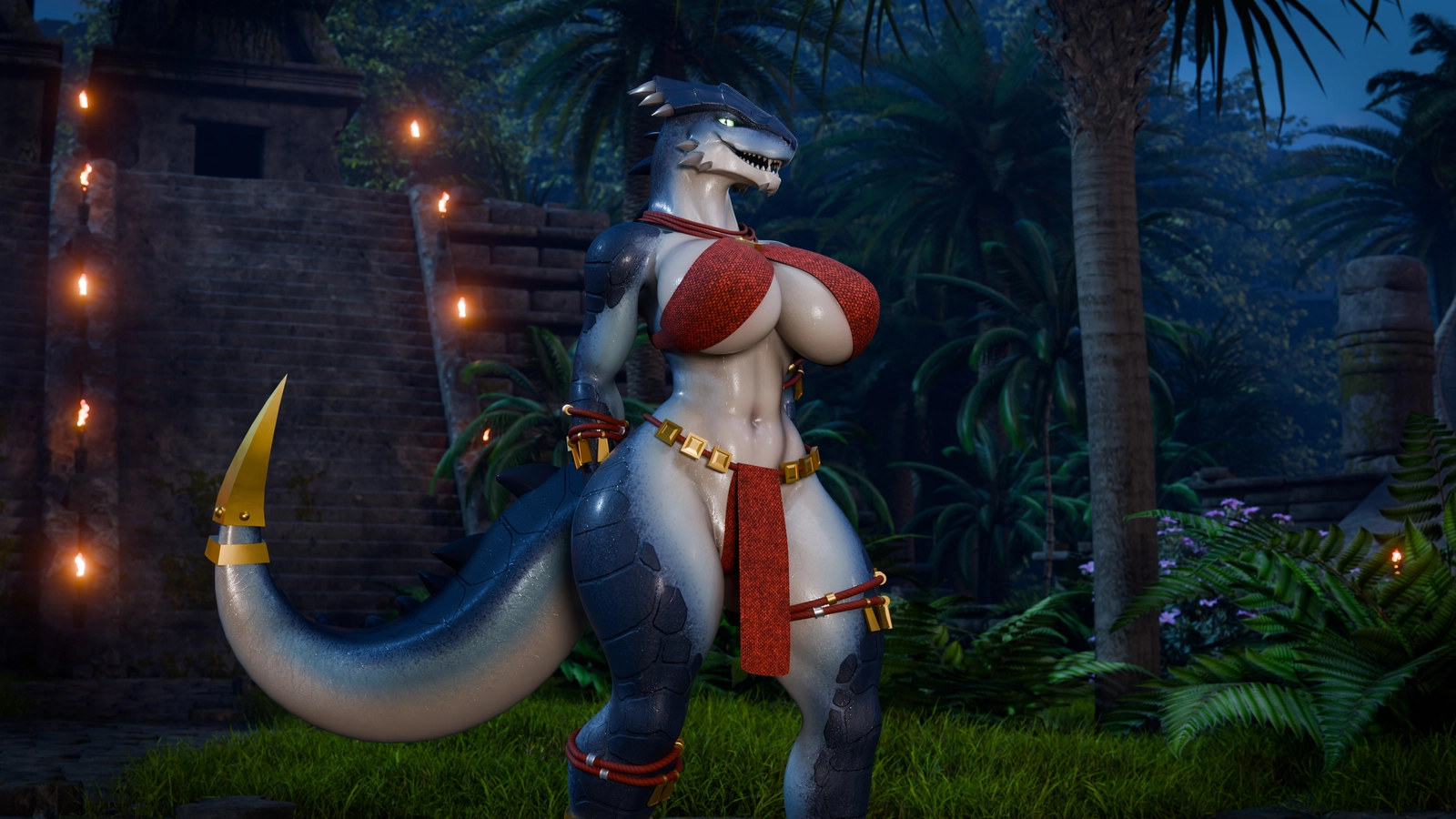 Ychan - f - 3d model furry females - 197842