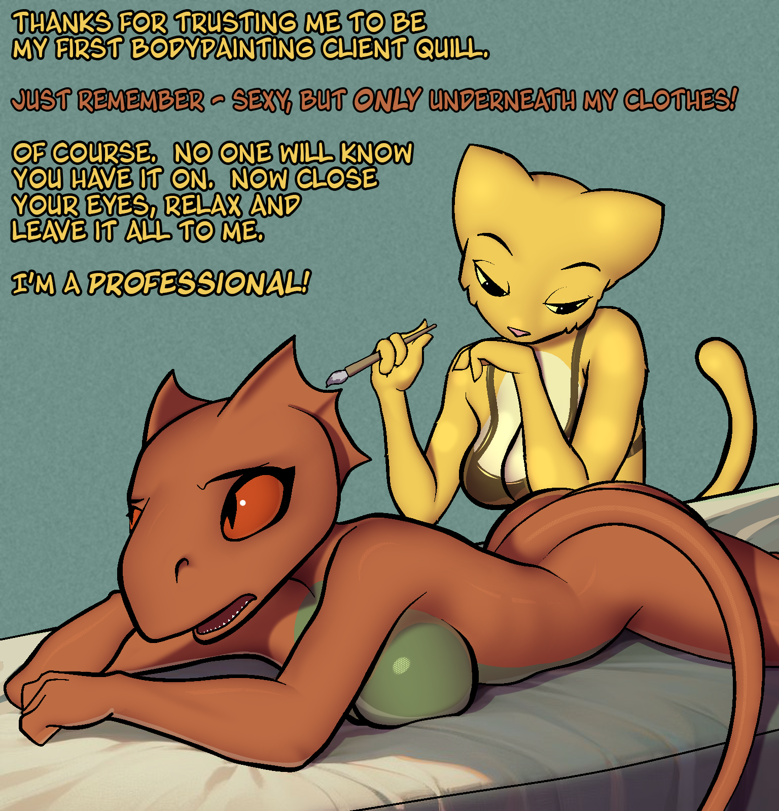 Ychan - f - oblivion furries - khajiit and argonian screenies-art - 198931