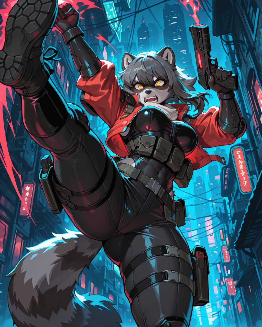 Ychan - c - raccoons - 200410