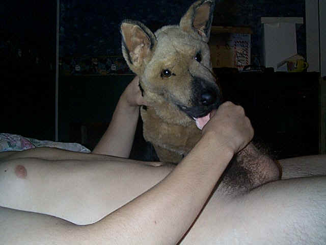 Ychan - rl - german sheppard plushie - 22310