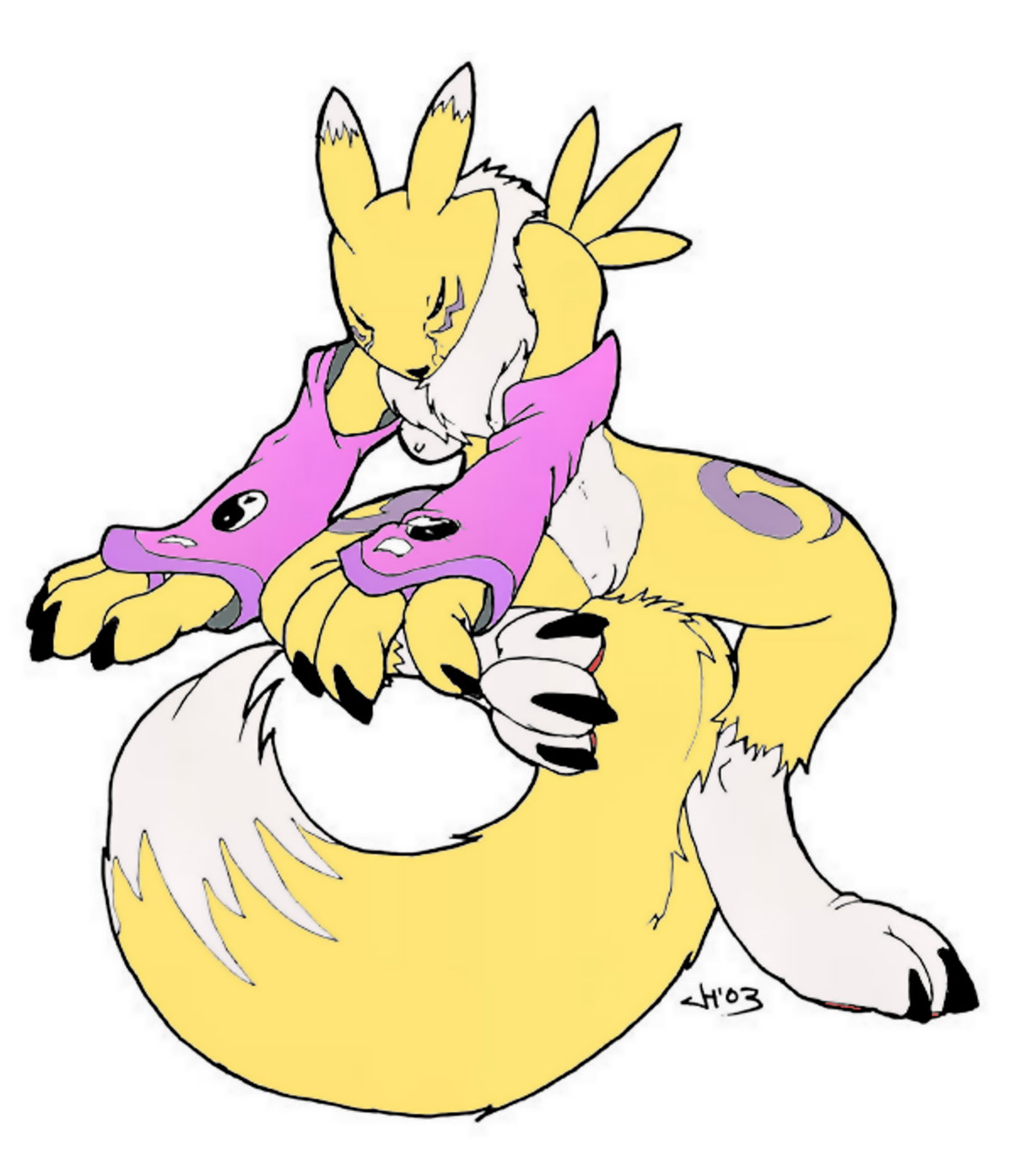 Ychan - f - renamon - 27126