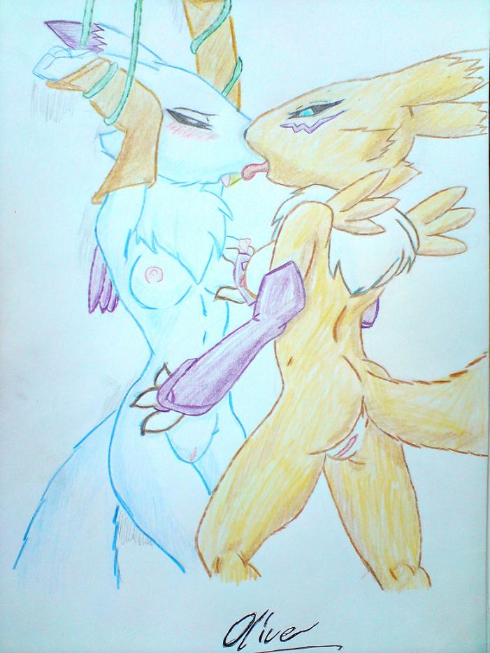 Ychan - l - renamon - renamon