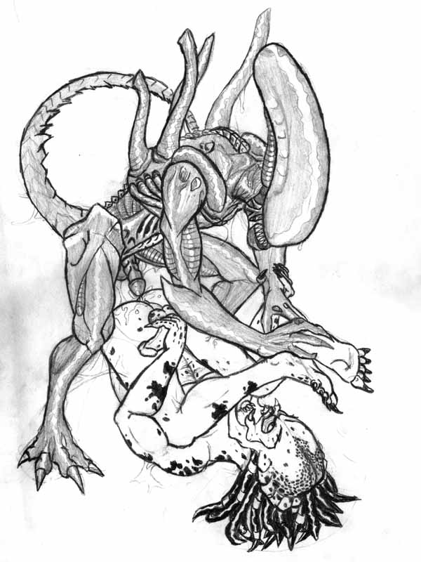Ychan - g - alien and predator - alien and predator