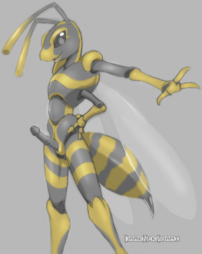wasp, hornet, bee, insect, nek0gami.