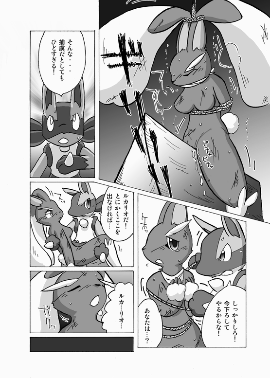 Ychan - r - lucario x lopunny - 49225