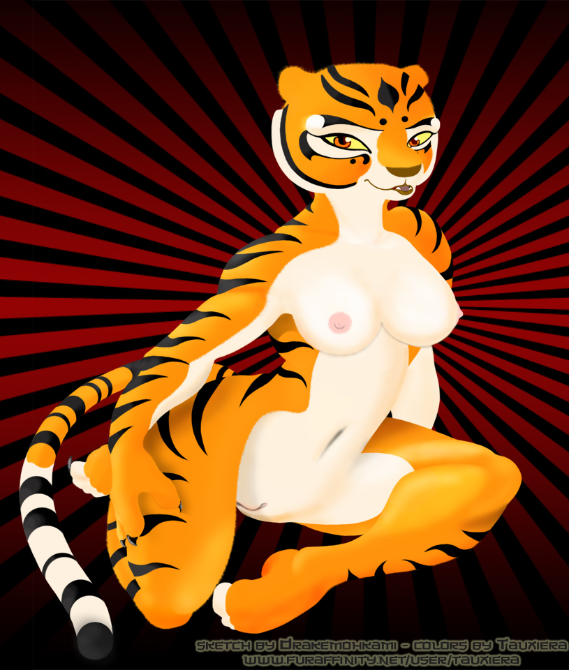 Ychan - r - tigress from kung fu panda - colored version