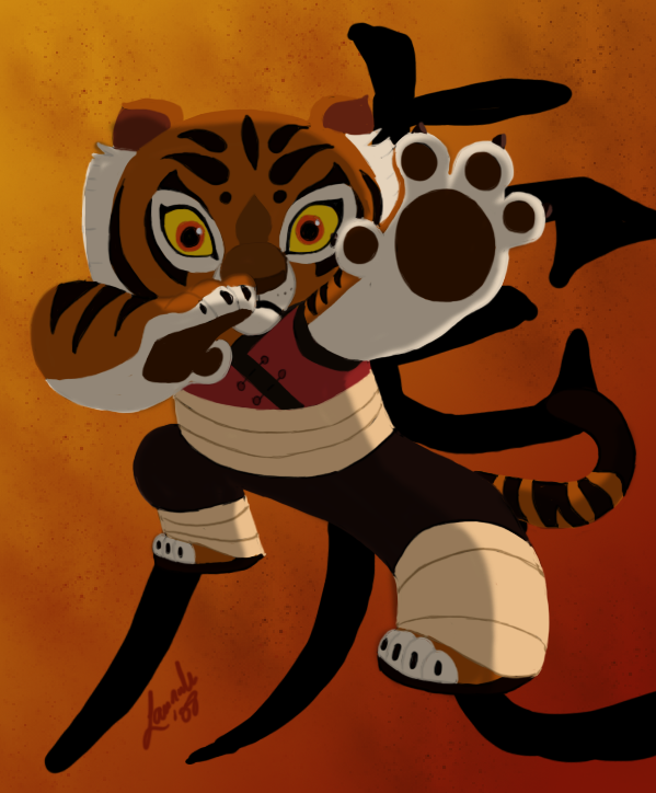 Ychan - r - tigress from kung fu panda - 52862