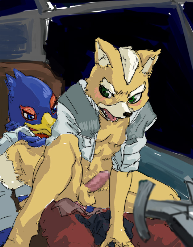 Ychan - g - starfox - falco x fox - fox x falco