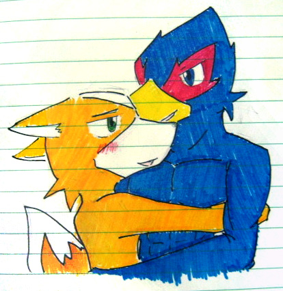 Ychan - g - starfox - falco x fox - fox x falco