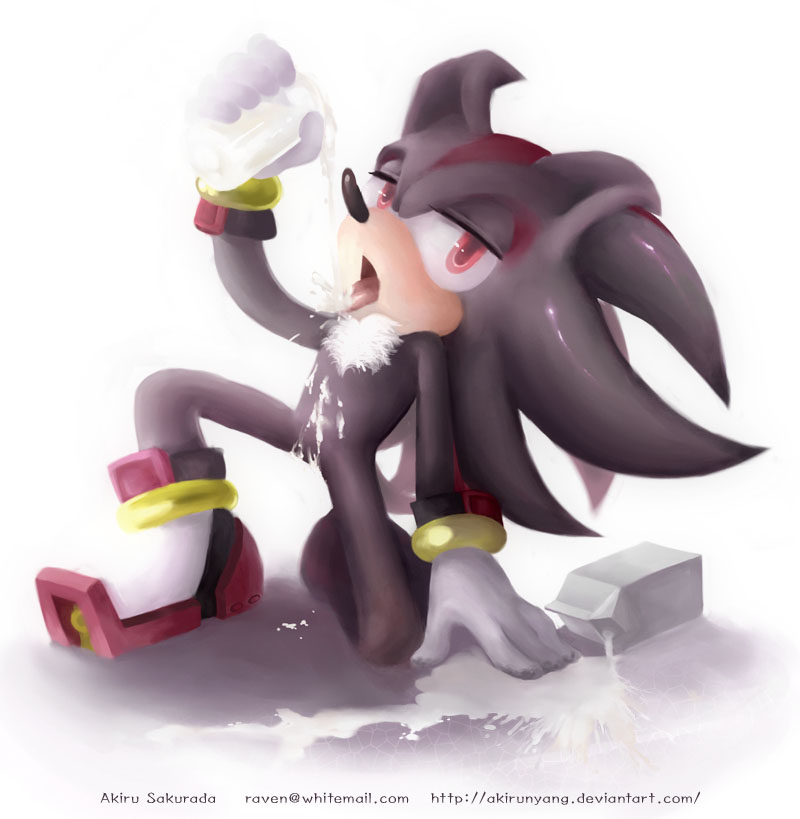 Ychan - r - solo shadow-solo sonic (posing) - got milk?