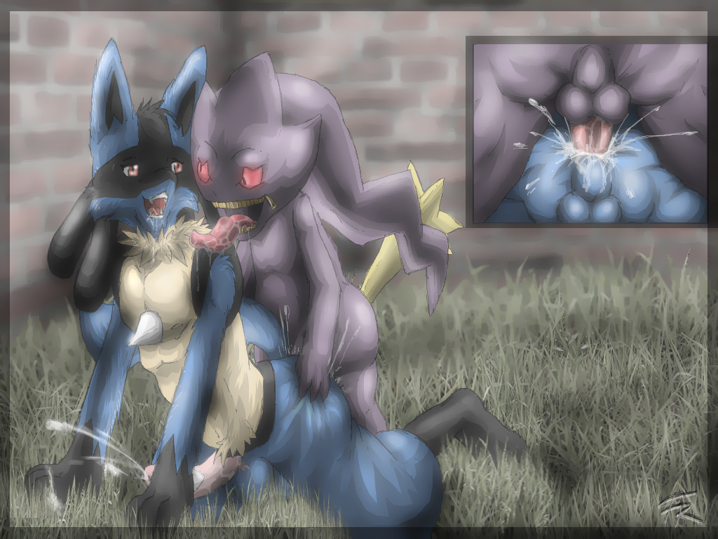 Ychan - g - lucario floatzel scooby and bannet - lucario floatzel scooby and bannet