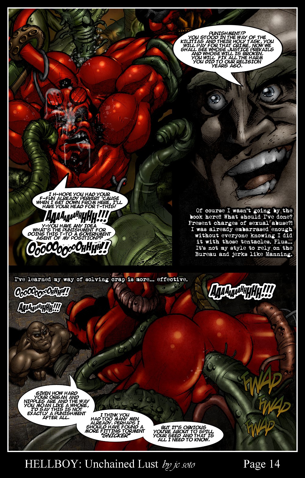 Ychan - ot - hellboy - hellboy lust unchained part 15