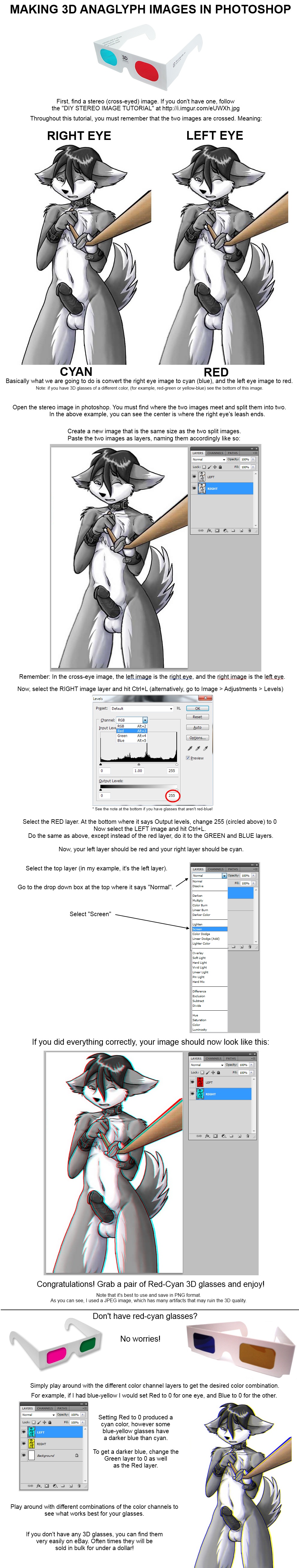 Ychan - g - 3d cross eyed porn - tutorial for making 3d anaglyph from stereo images