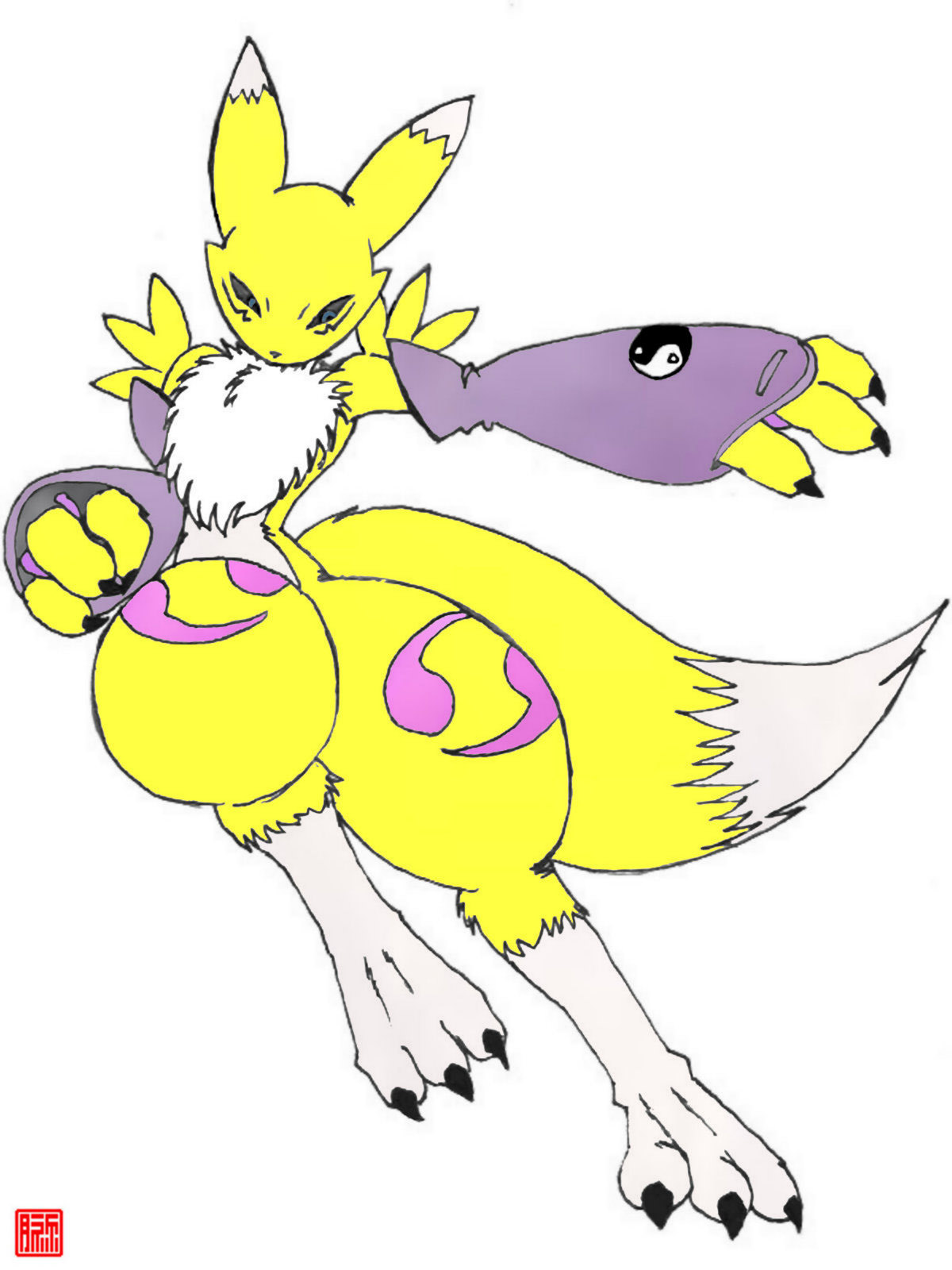 Ychan - f - renamon - 9111